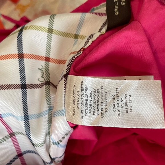 Coach Jacket red Size S - Picture 4 of 5